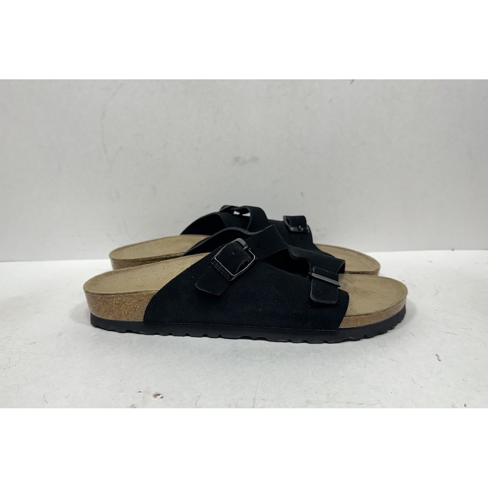 Birkenstock Zurich Black Suede Leather Women's Size 8 N / 39 Sandals